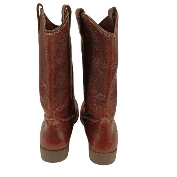 Born Western Tall Riding Boots Pull-On Brown Soft Leather Shoes Womens Size 11 - Picture 11 of 16